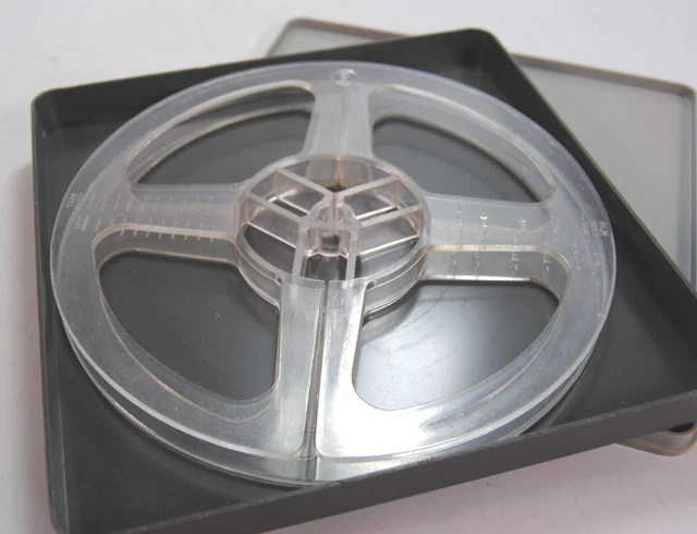 1 carrete de recogida proyector de película de cine vikingo 7" 400 ft 8 mm en caja