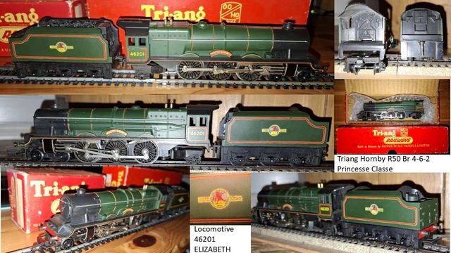 TRIANG HORNBY R50 Br 4-6-2 Princesse Classe Locomotive 46201 ELIZABETH ...