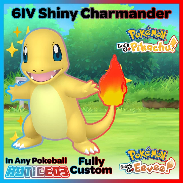 Pokemon Let's Go Pikachu/Eevee – 15x MEGA Evolution Bundle 6IV SHINY Digital
