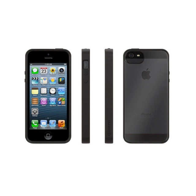 Coque Rigide Switcheasy Avec Film Et Cache Poussiere Iphone 5 5S Se 1Er Gen Noir