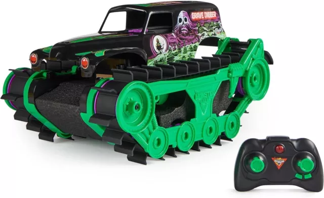 Spin Master Monster Jam Ferngesteuertes Auto Grave Digger Trax RC Truck