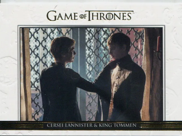 Game Of Thrones Season 6 Gold Relationships Chase Card DL37 Cersei Lannister &