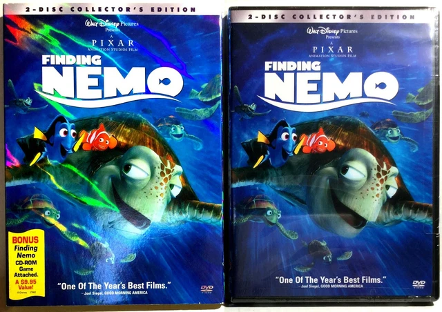 Walt Disney's -Finding Nemo (2-Disc DVD, 2001, Collector's Ed) Brand New w Slip! 3