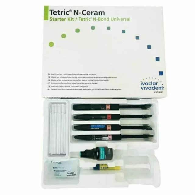 Ivoclar Vivadent Tetric N Ceram Nano Hybrid Dental Composite Kit...