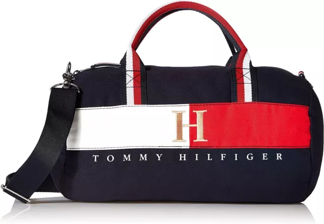 Tommy Hilfiger Duffle Bag Tasche Sporttasche Reisetasche Weekender dunkelblau