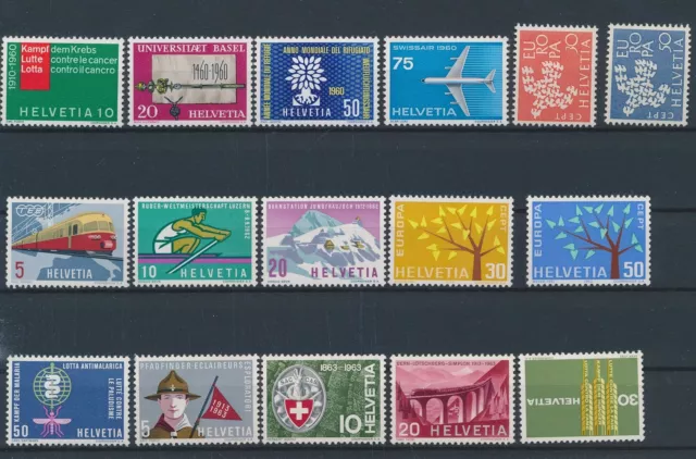 BV21936 Switzerland selection of nice stamps fine lot MNH