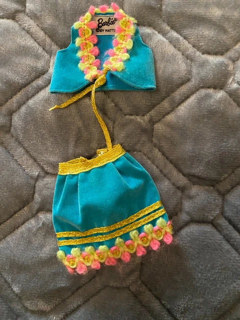 Robe De Chambre Vintage Barbie 1982 - Vêtement My First Barbie Fashion - Occasion