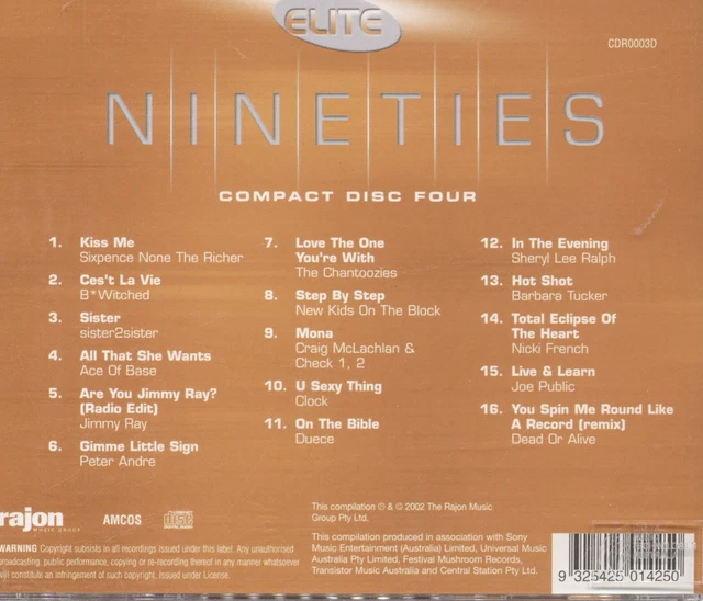 Picclick.com ELITE NINETIES - Cd 4 CD $7.95 - PicClick AU