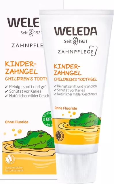 4 * 50 ml Weleda niños gel dental pasta de dientes bebé dientes de leche original Alemania a