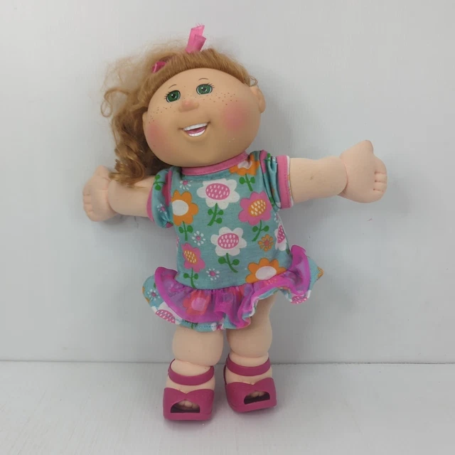 CABBAGE PATCH KIDS Girl Brown Hair Blue Eyes CPK Xavier Signature
