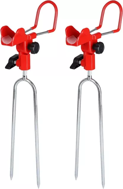 Bank Fishing Rod Holders Automatic Fish Pole Holder Ground Metal Support  Stand