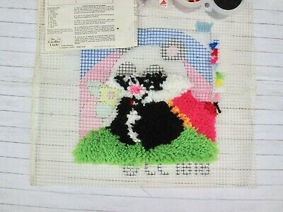 Kit de gancho de gancho arco iris con flor de oso panda Patty de colección El círculo creativo
