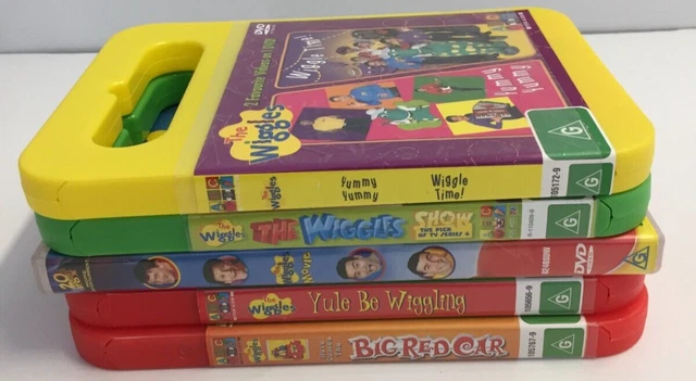 6 X THE Wiggles DVD Bundle Original Cast Including Wiggly Safari Steve ...
