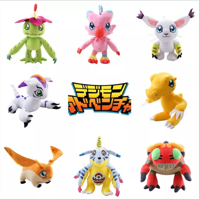 Digimon Adventure Plüsch Spielzeug Figuren Kinder Urlaub Geschenke