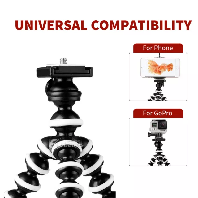 Flexible Octopus Tripod Stand | 3 in 1 | Universal Phone Mount | iPhone Samsung 3