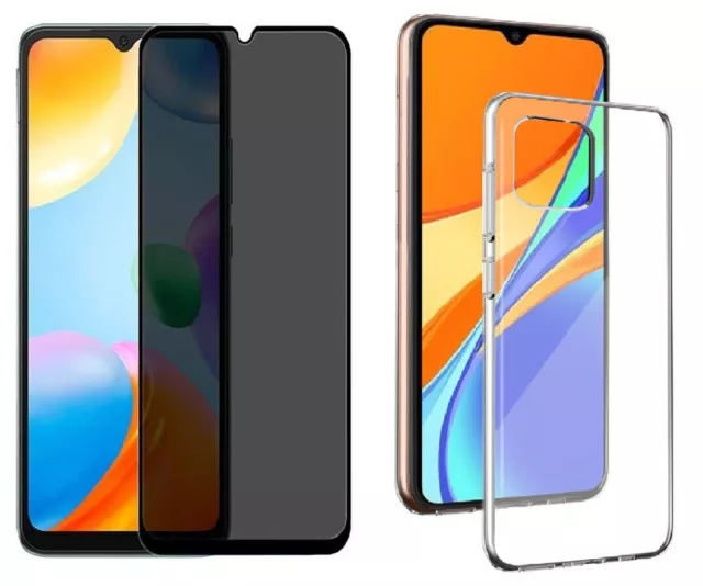 Coque Housse Etui + Verre Trempé Anti Espion pour Xiaomi Redmi Note 12 Pro / 11