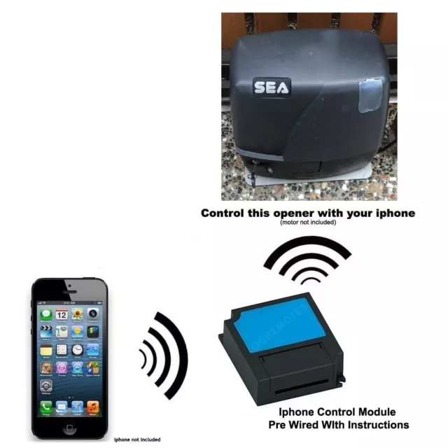 Iphone Remote Control Your SEA Mercury 400 600 Sliding Gate Opener 24V