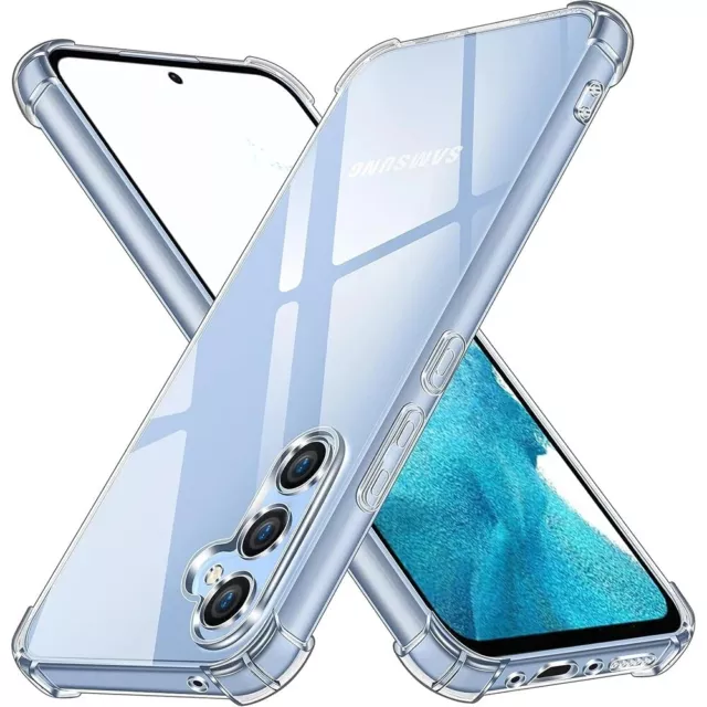 Thick Shockproof Silicone Clear Phone Case For Samsung Galaxy A55 A35 A25 A15 5G