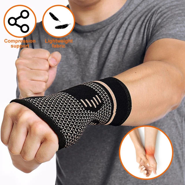 Bracelets De Soutien De Poignet – Lot De 2 Paires | Confort Tennis, Golf, Bureautique