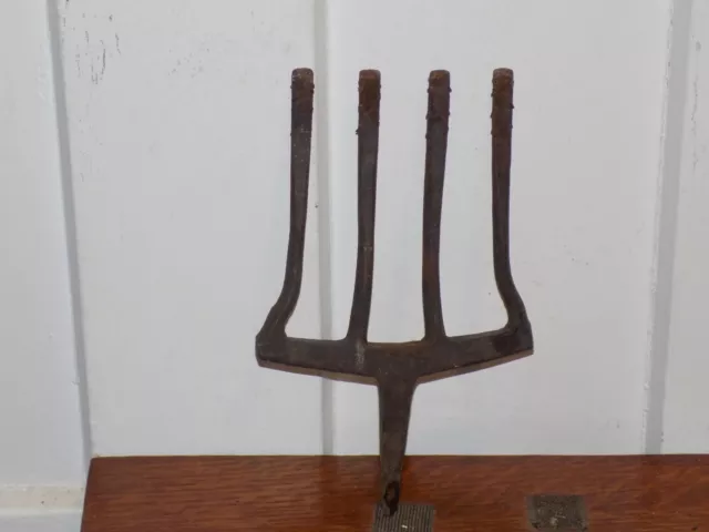 Vintage Forged Eel Trident Spear Head A Vintage Forged Eel Trident Spear Head A
