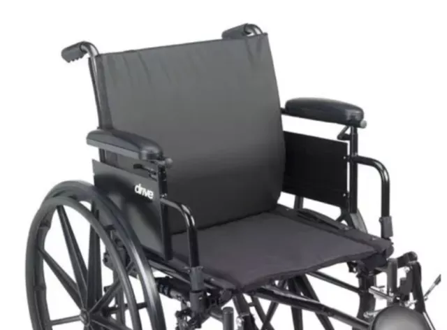 14906 Drive Medical General Use Wheelchair Back Cushion w/ Lumbar Support 16x17" 3