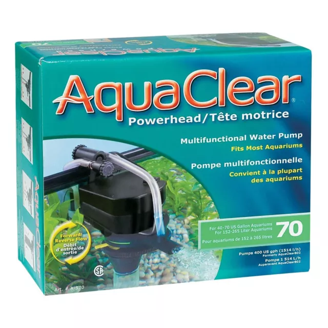 AquaClear Bomba de Acuario Powerhead 70 ,Nuevo
