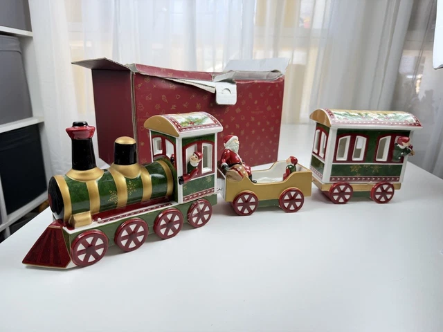 FIGURINE VILLEROY ET Boch Christmas Toys Nordpole Express 16 x 56 cm 1 choix ... EUR 298,55 - FR