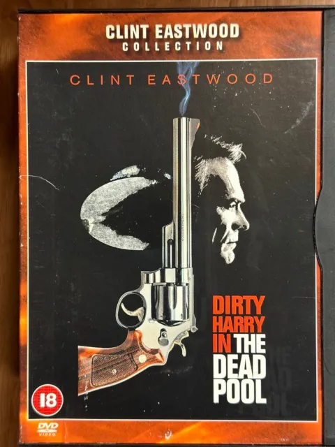 The Dead Pool DVD 1988 Clint Eastwood Dirty Harry Film En Snapper Étui