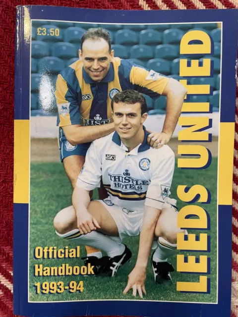 Leeds United Official Handbook 1993-1994 Excellent Condition