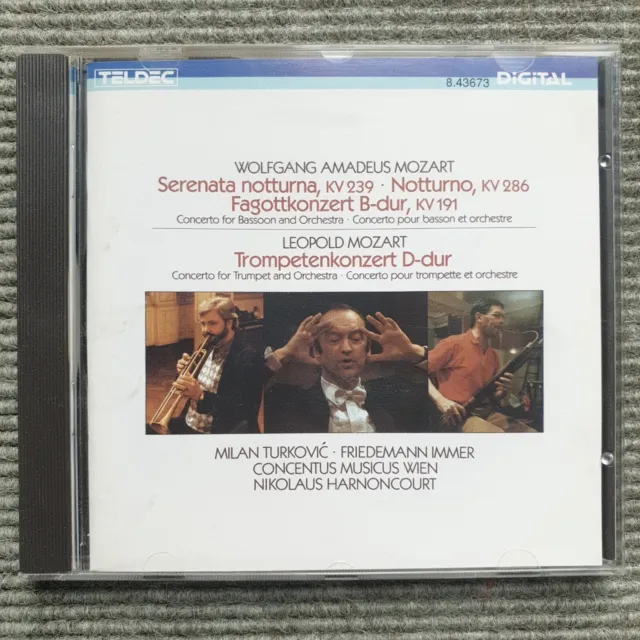 Wolfgang Amadeus Mozart Concentus Musicus Wien Serenata Notturna CD