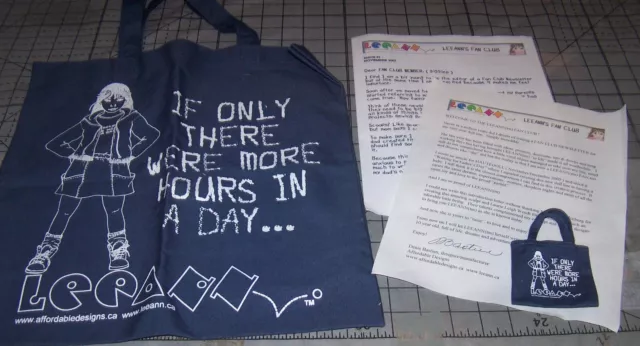 LeeAnn Basic Doll Club Tote Bags and Newsletter 2005 by Denis Bastien