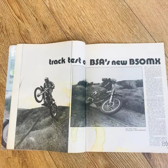 Vintage Motorrad Zeitschriften 1973-1978 Yamaha Suzuki Kawasaki Guide x9 3