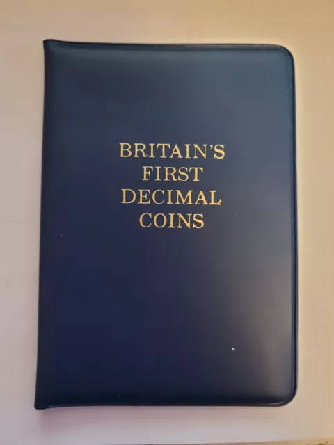 1968 - 1971 Great Britain First Decimal Coin Set