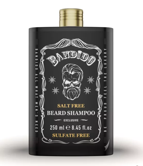 Bandido Barba Champú 250ml (1' Serie - 6' Serie Pack) [Nuevo Diseño]