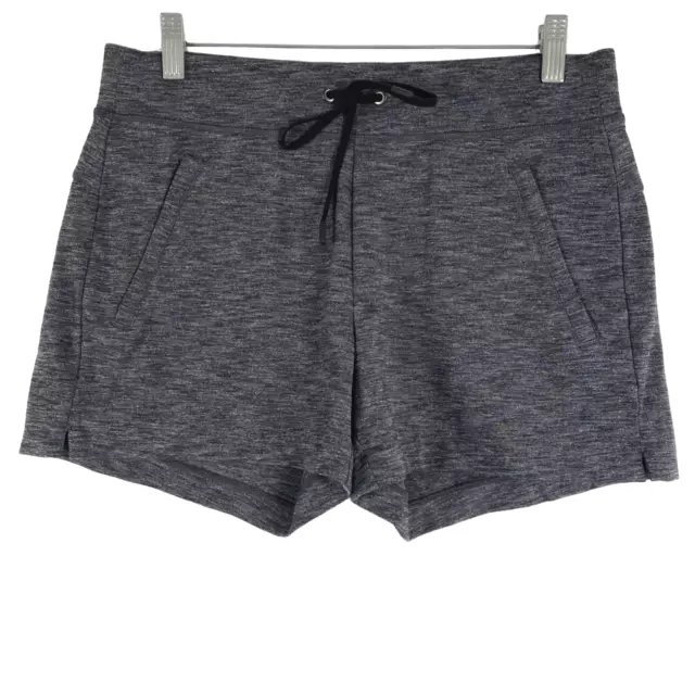 Athleta Modern Metro Shorts Gray Supplex Nylon Blend Women's Small