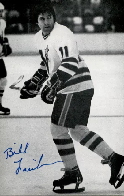 Bill Fairbairn SIGNED autographed photo postcard 3.5x5.5 MINNESOTA NORTH STARS