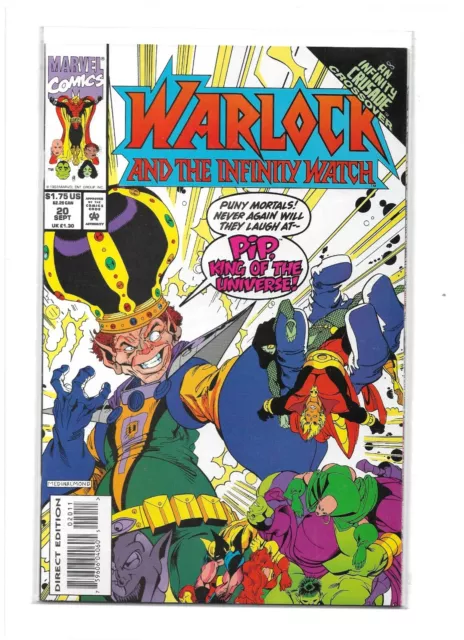 Warlock And The Infinity Watch #20 Marvel Comics 1993 Vf/Nm