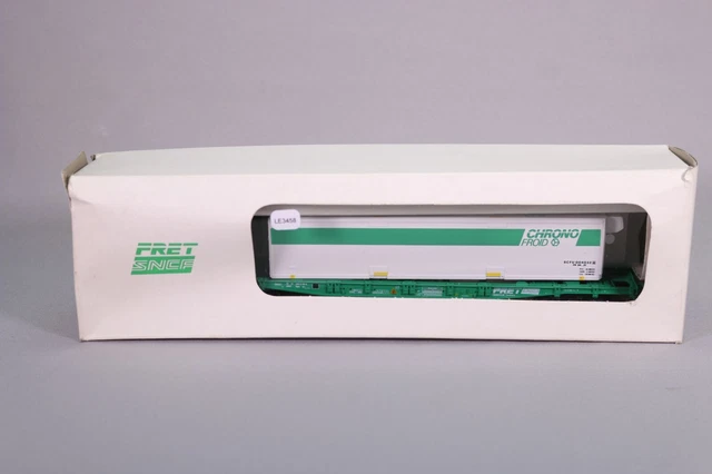 LE3458 JOUEF TRAIN Ho Wagon porte container Chrono Froid FRET SNCF ...