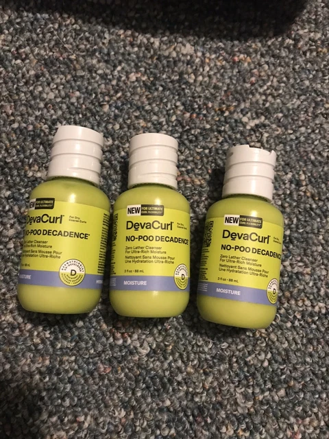 deva curl no poo decadence 3oz . 3 pack..