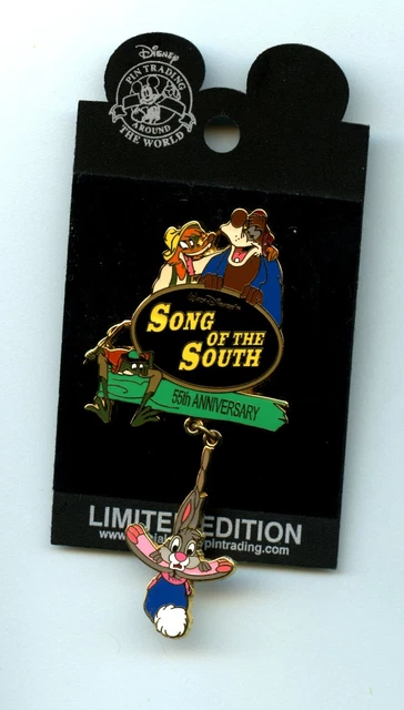 Disney 55th Song of the South Brer Bear Fox Frog & Rabbit Dangle LE Pin 2001 Disney 55th Song of the South Brer Bear Fox Frog & Rabbit Dangle LE Pin 2001