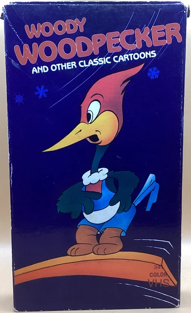 WOODY WOODPECKER AND Other Classic Cartoons VHS 1989 **Buy 2 Get 1 Free