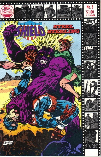 Shield-Steel Sterling Comic Book #3 Archie 1983 VERY FINE/NEAR MINT UNREAD