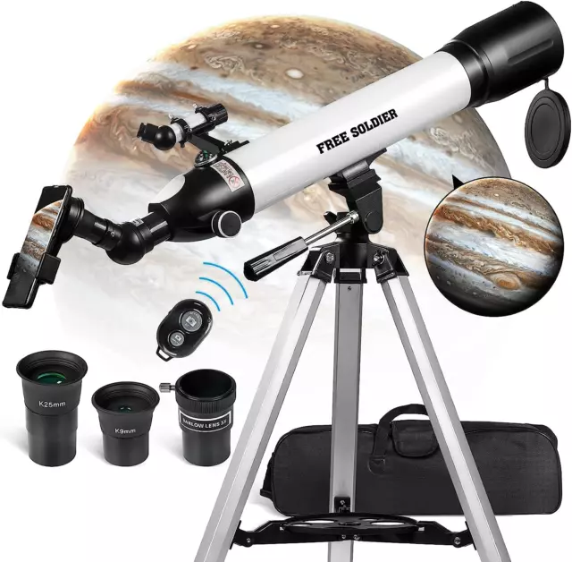 Telescopes 700X90MM AZ Astronomical Professional Refractor Advanced Eyepieces