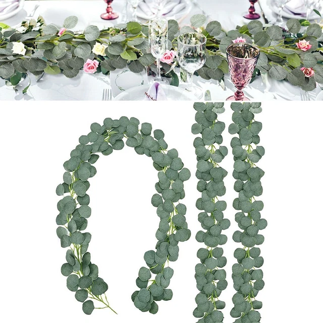 12 steli di eucalipto artificiale composizione di fiori decorazione