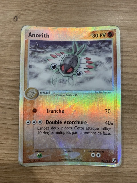 Carte Pokemon ANORITH 28/100 Bloc EX Tempête de Sable FR