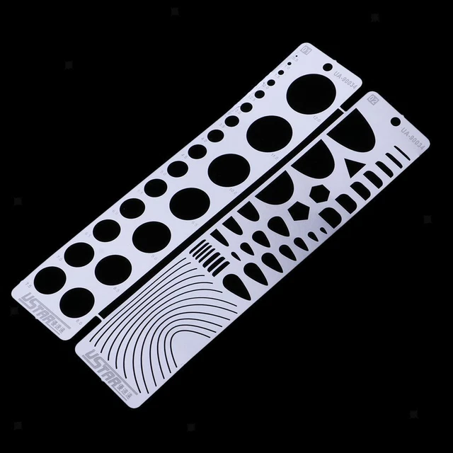 Metal Etched Tool Scribing Panel Rivet Model Template Engrave Forming Block
