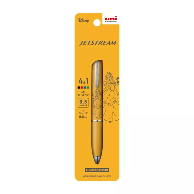 mitsubishi pencil Multifunctional Pen Jetstream 4&1 0.5 Limited Disney Be...