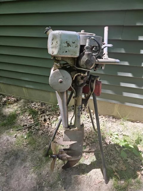 1932 Johnson OA-60 3HP Antique Outboard Boat Motor Turns Over 1932 Johnson OA-60 3HP Antique Outboard Boat Motor Turns Over