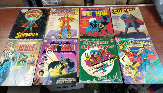 DC Comics LIMITED COLLECTORS' EDITION TREASURY LOT of 8 (C-21,25,31,36,37,43,58)