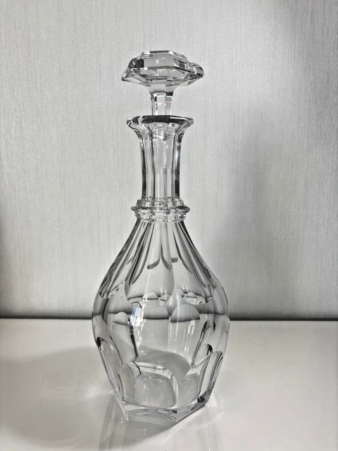 Carafe vintage en cristal style Saint Louis modèle Caton - Hauteur : 2